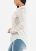 Button Down Long Sleeve White Shirt w Pockets sold by Moda
