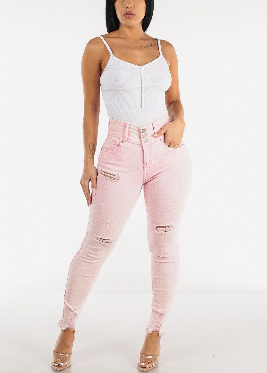 White Sleeveless Vneck Ribbed Bodysuit sold by Moda product image thumbnail 7