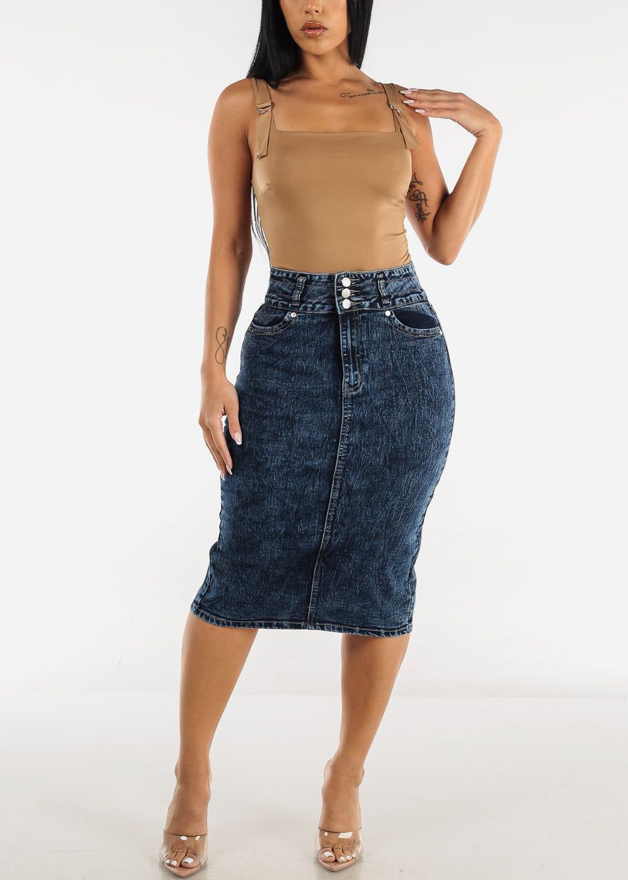 Sleeveless D Ring Straps Khaki Thong Bodysuit sold by Moda product image thumbnail 2