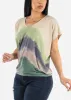 Short Dolman Sleeve Hacci Top Multicolor sold by Moda