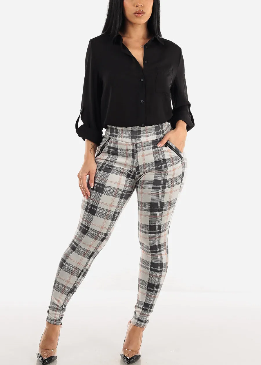 Black Chiffon Button Up Dressy Shirt sold by Moda product image thumbnail 2