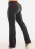 Charcoal High Waisted Stretchy Bootcut Dress Pants sold by Moda