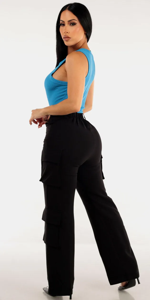 Blue Crewneck Black Cargo Outfit sold by Moda product image thumbnail 2