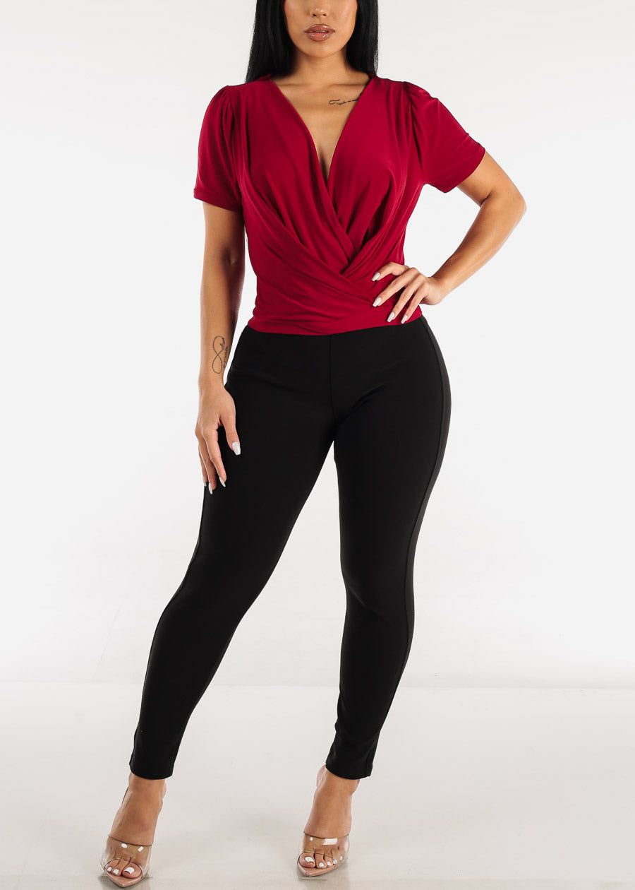 Black Butt Lifting High Waist Dressy Skinny Pants sold by Moda product image thumbnail 2