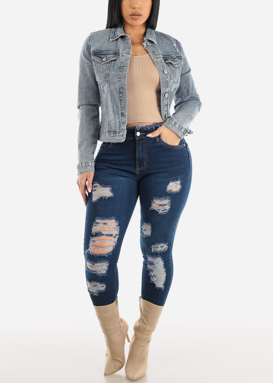 Ribbed Knit Long Sleeve Top Beige sold by Moda product image thumbnail 5