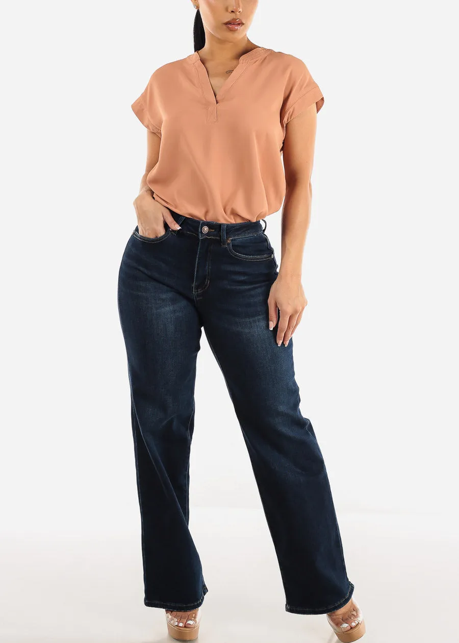 Short Sleeve Vneck Blouse Sienna sold by Moda product image thumbnail 2