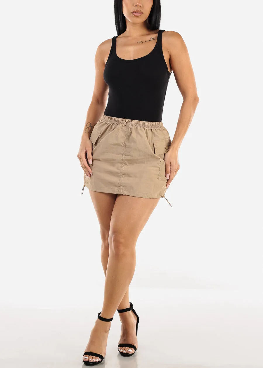 Black Sleeveless Scoop Neck Ribbed Bodysuit sold by Moda product image thumbnail 2