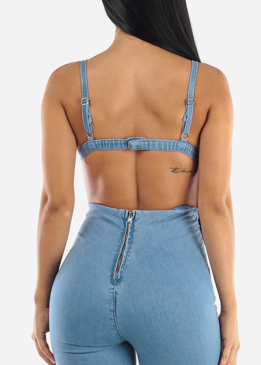 Denim Bralette sold by Moda product image thumbnail 6