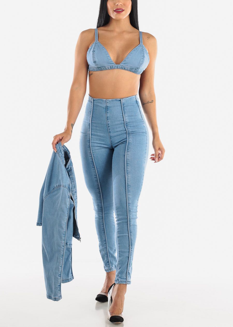 Denim Bralette sold by Moda product image thumbnail 7
