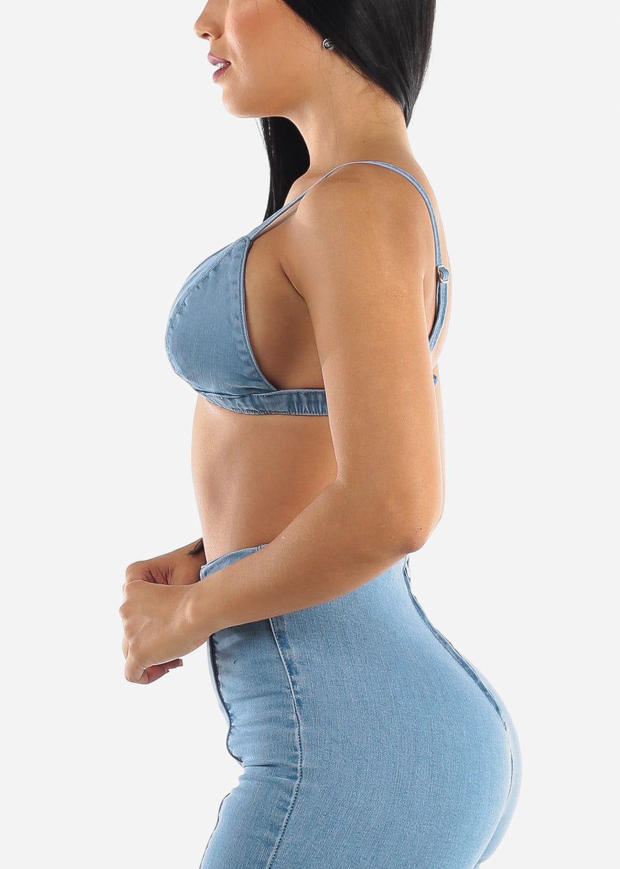 Denim Bralette sold by Moda product image thumbnail 5