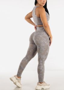 MONO B High Waisted Printed Leggings sold by Moda