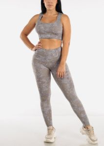 MONO B High Waisted Printed Leggings sold by Moda