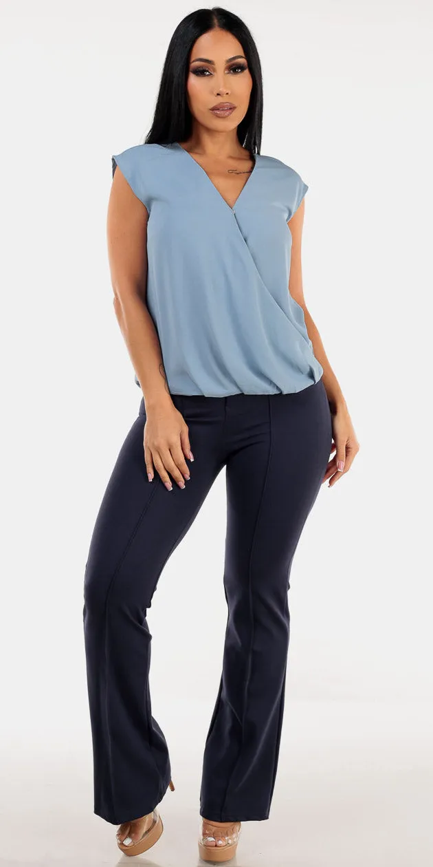 Surplice Navy Bootcut Pants Look sold by Moda