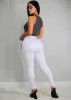 Butt Lift High Waist White Skinny Jeans sold by Moda