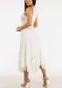 Sleeveless Smocked Ruffle Midi Dress sold by Moda