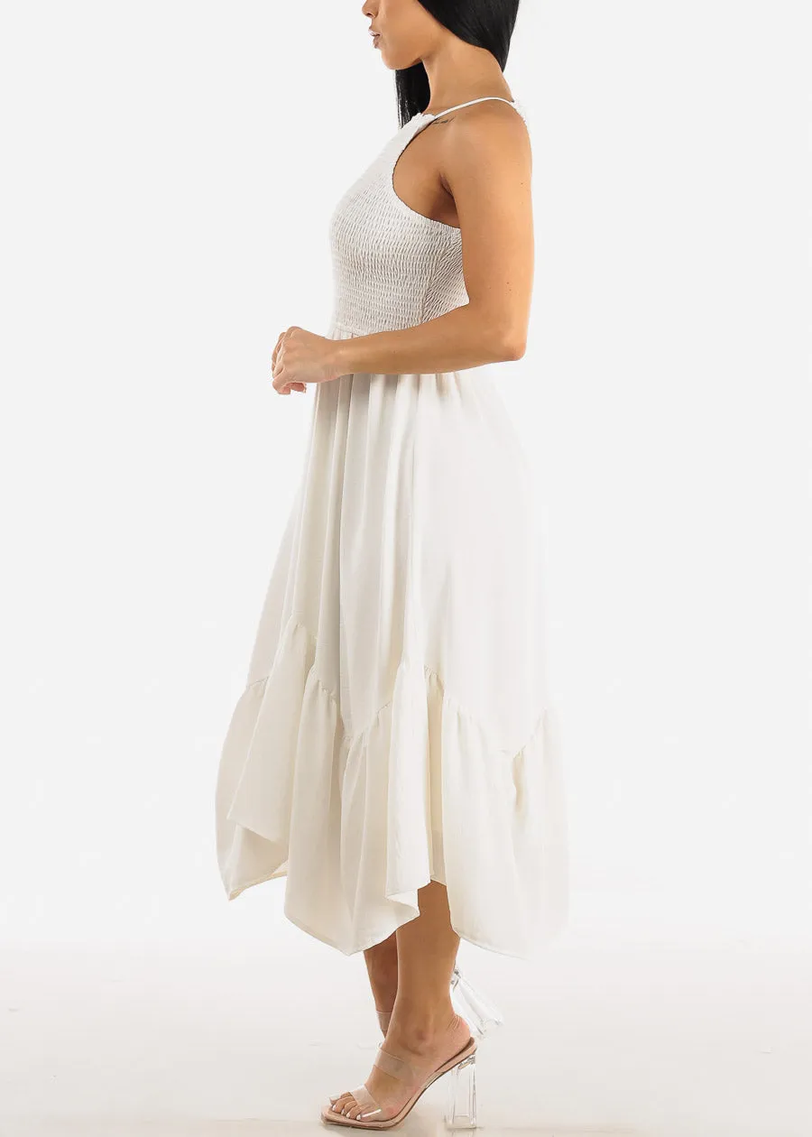 Sleeveless Smocked Ruffle Midi Dress sold by Moda product image thumbnail 2