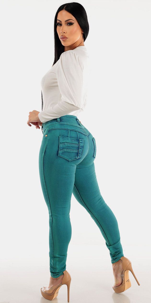 Teal Acid Wash Denim Combo sold by Moda product image thumbnail 2