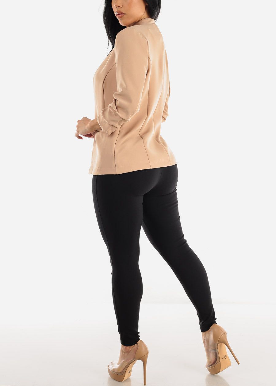 High Waisted Black Dressy Skinny Pants w Belt sold by Moda product image thumbnail 5