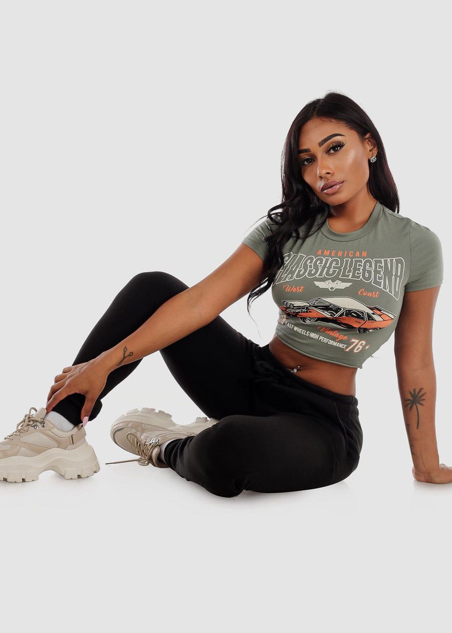 Drawstring Waist Black Fleece Jogger Sweatpants sold by Moda product image thumbnail 2