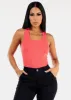 One Size Racerback Seamless Top Coral sold by Moda