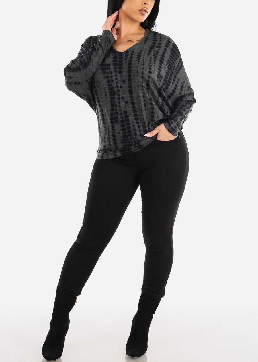 Classic High Waist Black Stretch Skinny Jeans sold by Moda product image thumbnail 2