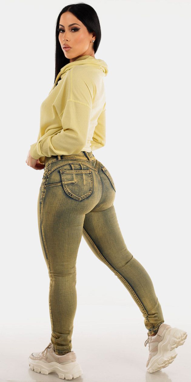 Pullover Butt Lift Skinnies Set sold by Moda product image thumbnail 2