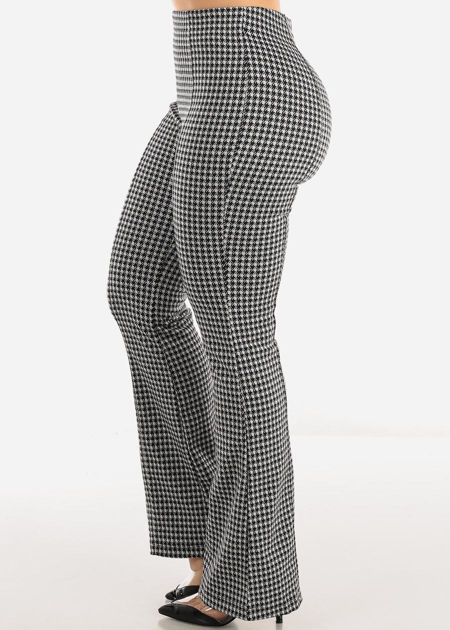 High Waisted Printed Dressy Flare Bootcut Pants sold by Moda product image thumbnail 3