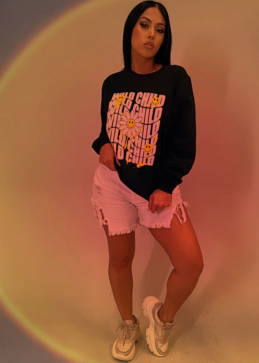 White Distressed Mid Thigh Fringed Denim Shorts sold by Moda product image thumbnail 2