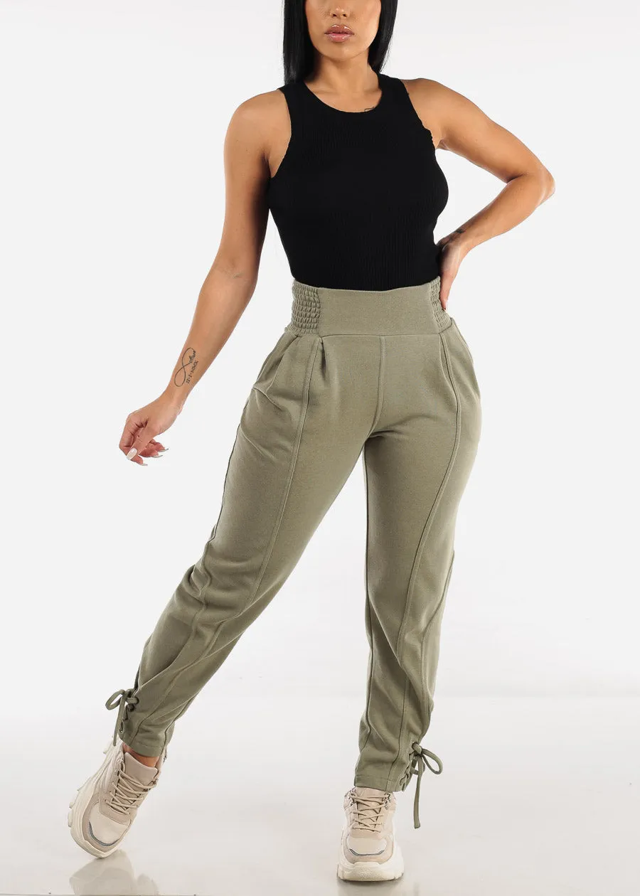 Black Sleeveless Ribbed Fitted Tank Top sold by Moda product image thumbnail 2