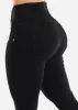 MX JEANS High Rise Sexy Black Skinny Jeans sold by Moda