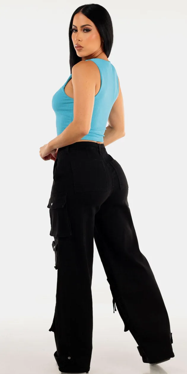 Blue Tank Stretch Cargo Combo sold by Moda product image thumbnail 2