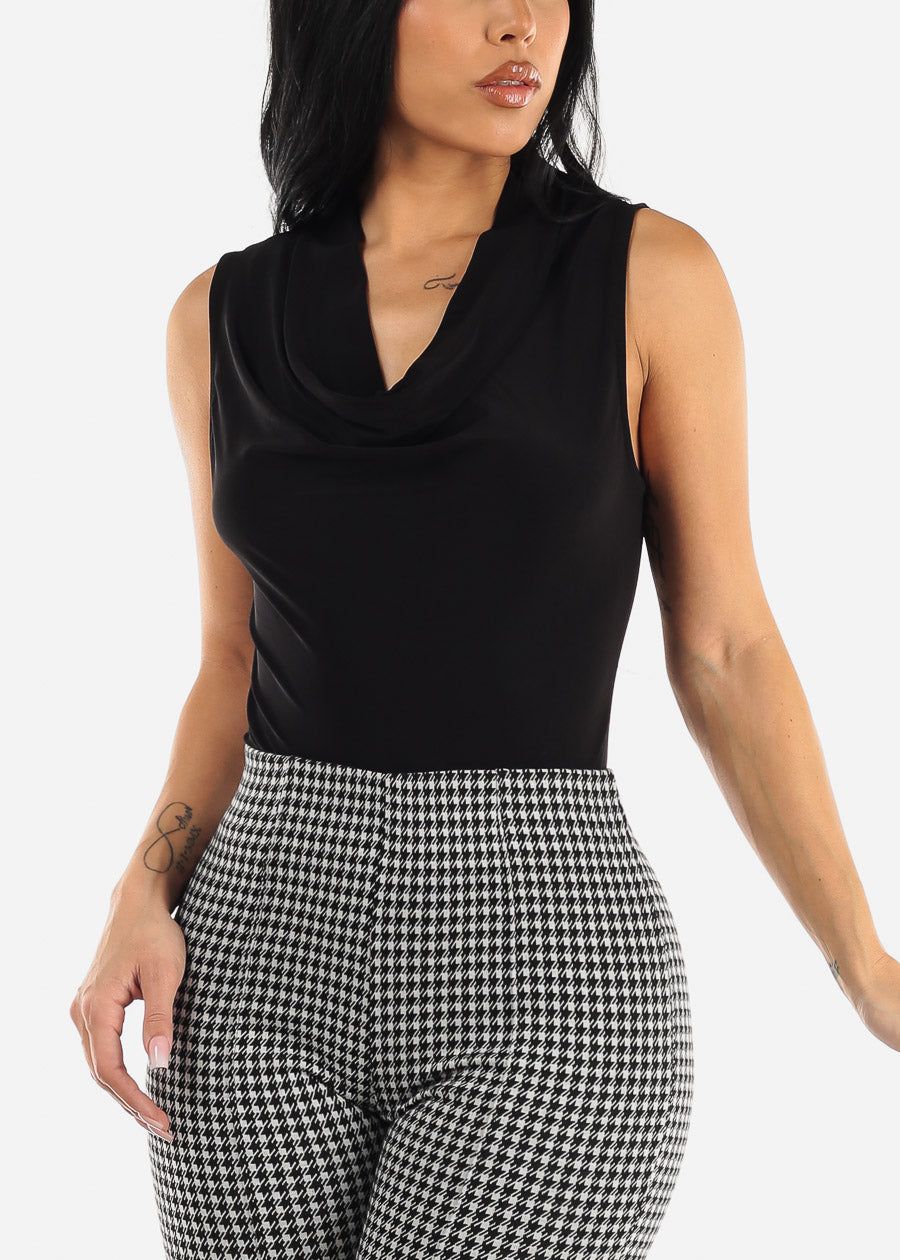 Sleeveless Cowl Neck Black Blouse sold by Moda product image thumbnail 3