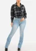 High Waist Light Blue Bootcut Jeans sold by Moda