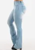 High Waist Light Blue Bootcut Jeans sold by Moda