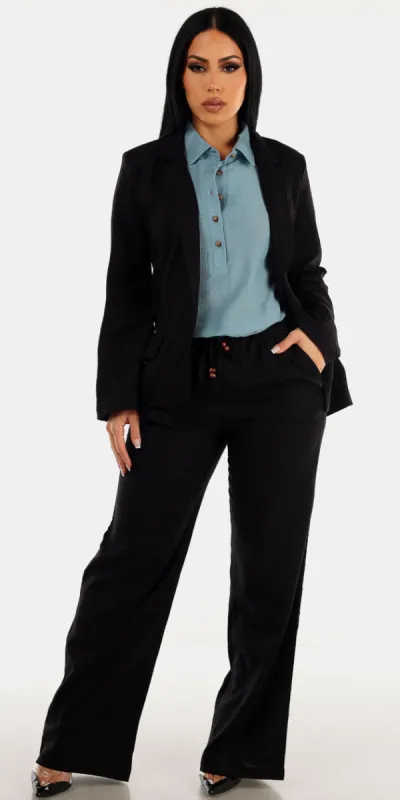 Black Linen Outfit sold by Moda