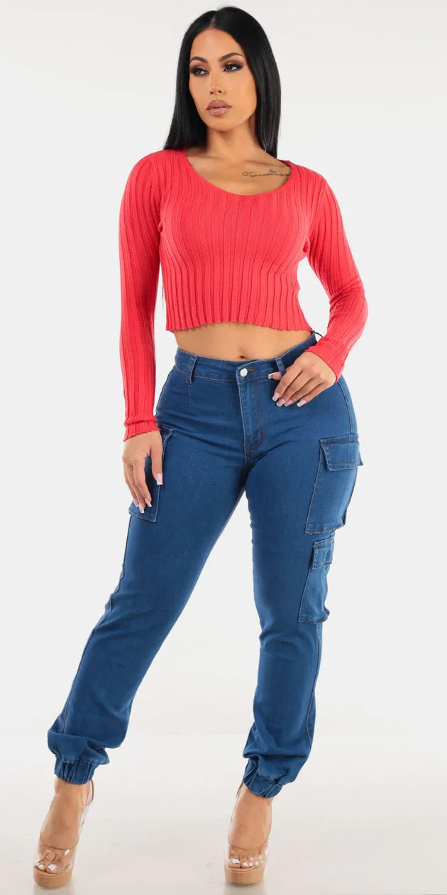 Red Butt Lift Jogger Combo sold by Moda