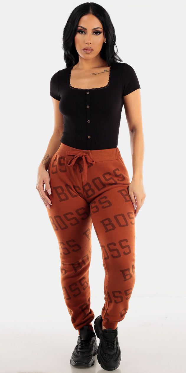 Printed Jogger Sweatpants Combo sold by Moda