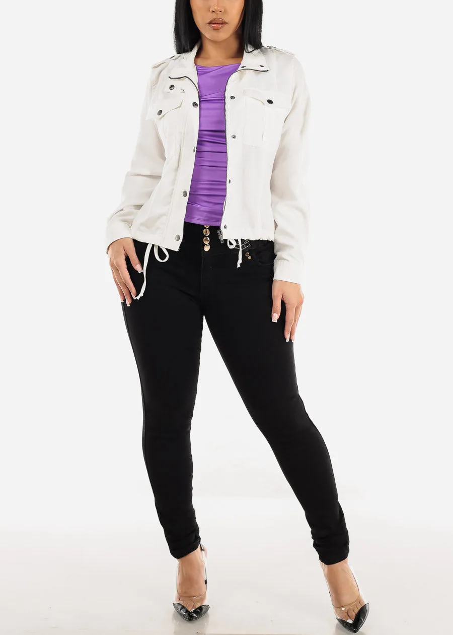 High Waist Butt Lifting Black Skinny Jeans sold by Moda product image thumbnail 2