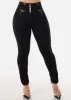 High Waist Butt Lifting Black Skinny Jeans sold by Moda