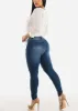 High Waisted Distressed Stretchy Skinny Jeans sold by Moda