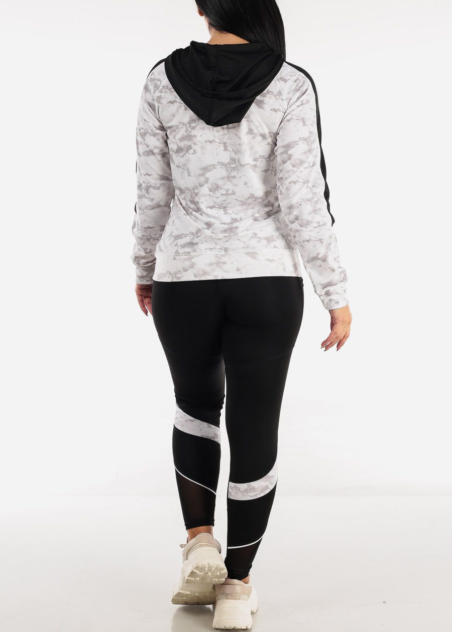 Printed Activewear Jacket, Sports Bra & Leggings (3 PCE SET) sold by Moda product image thumbnail 4