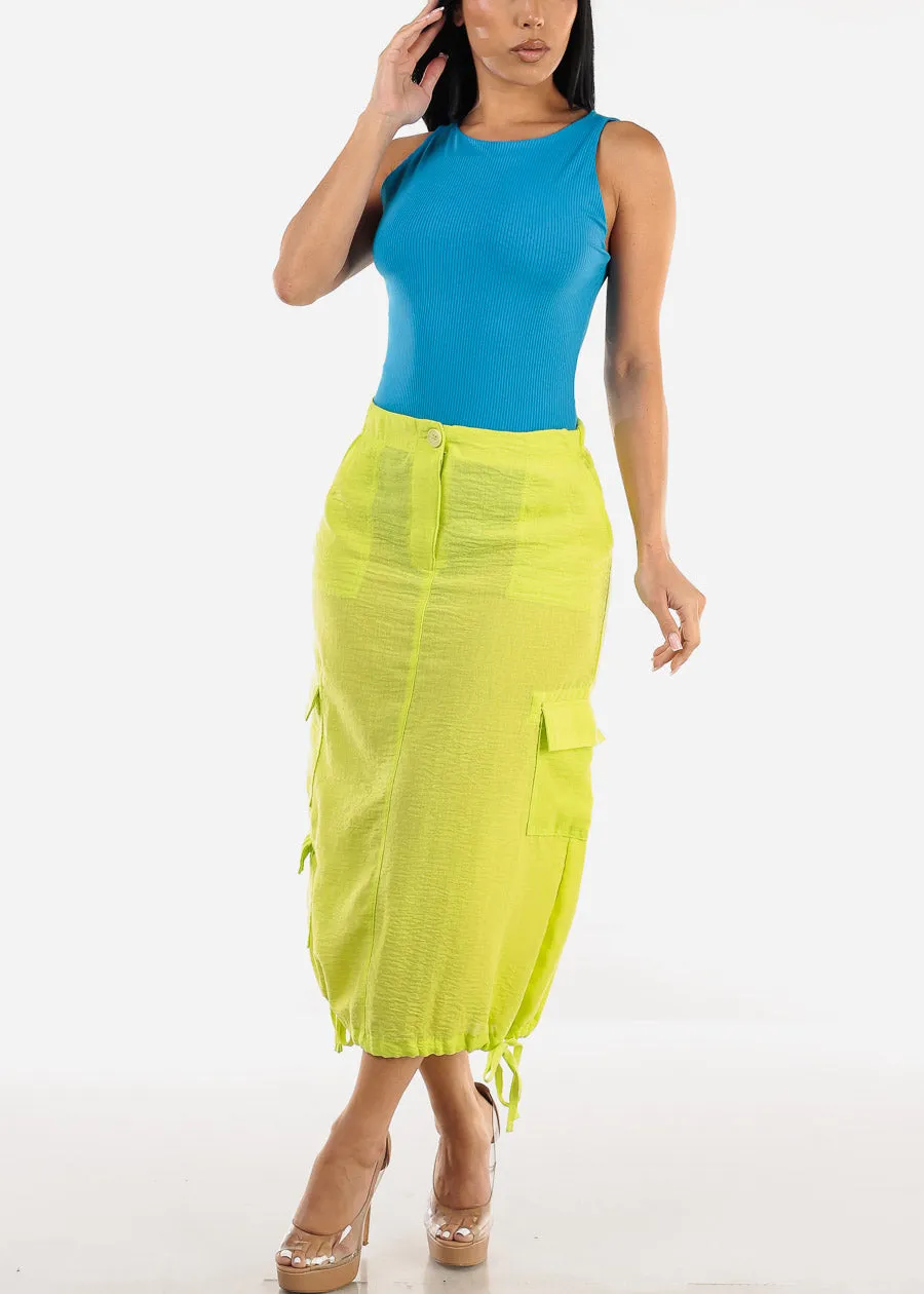 Sleeveless Double Layered Tank Bodysuit Blue sold by Moda product image thumbnail 5