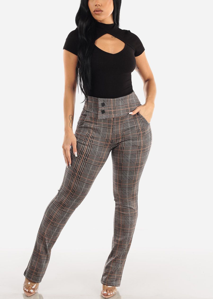 Black Short Sleeve Mock Neck Cut Out Top sold by Moda product image thumbnail 2