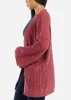 Long Sleeve Soft Knit Maxi Cardigan Brick w Pockets sold by Moda