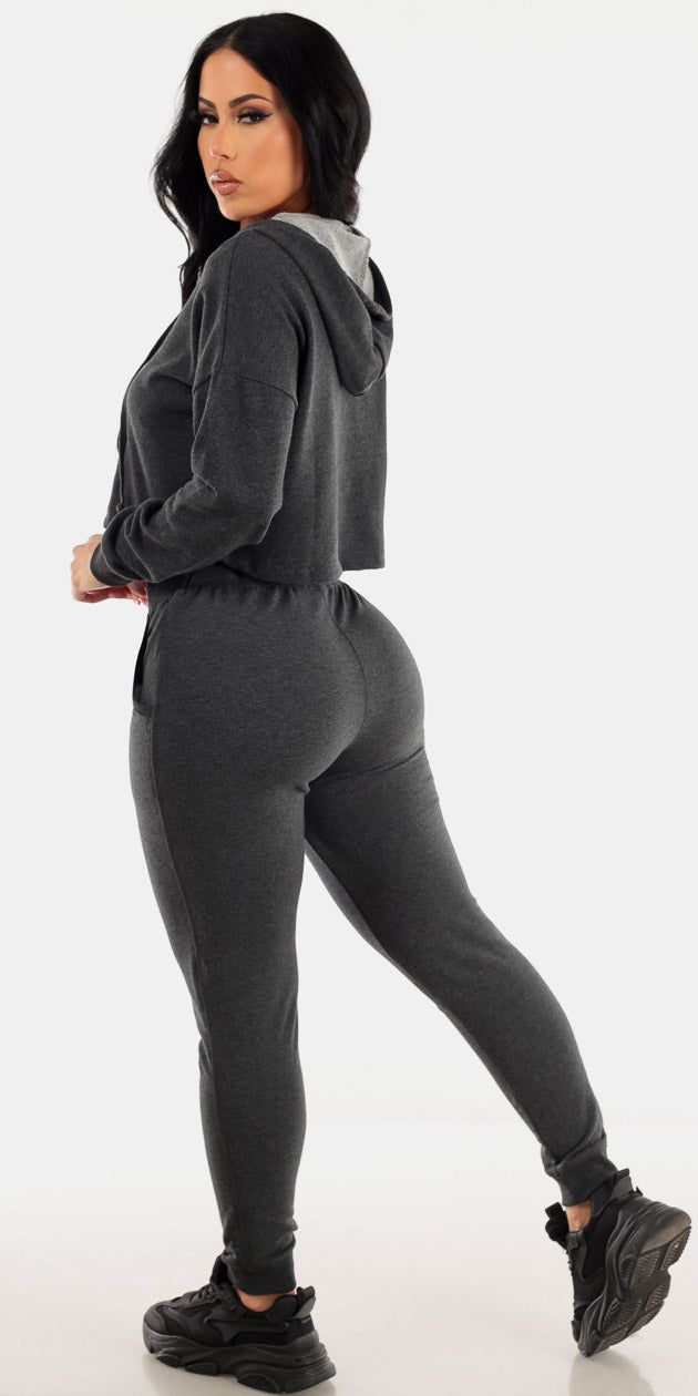 Charcoal Jogger Pants Set sold by Moda product image thumbnail 2