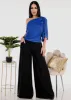 Super High Waisted Black Wide Leg Dress Pants sold by Moda