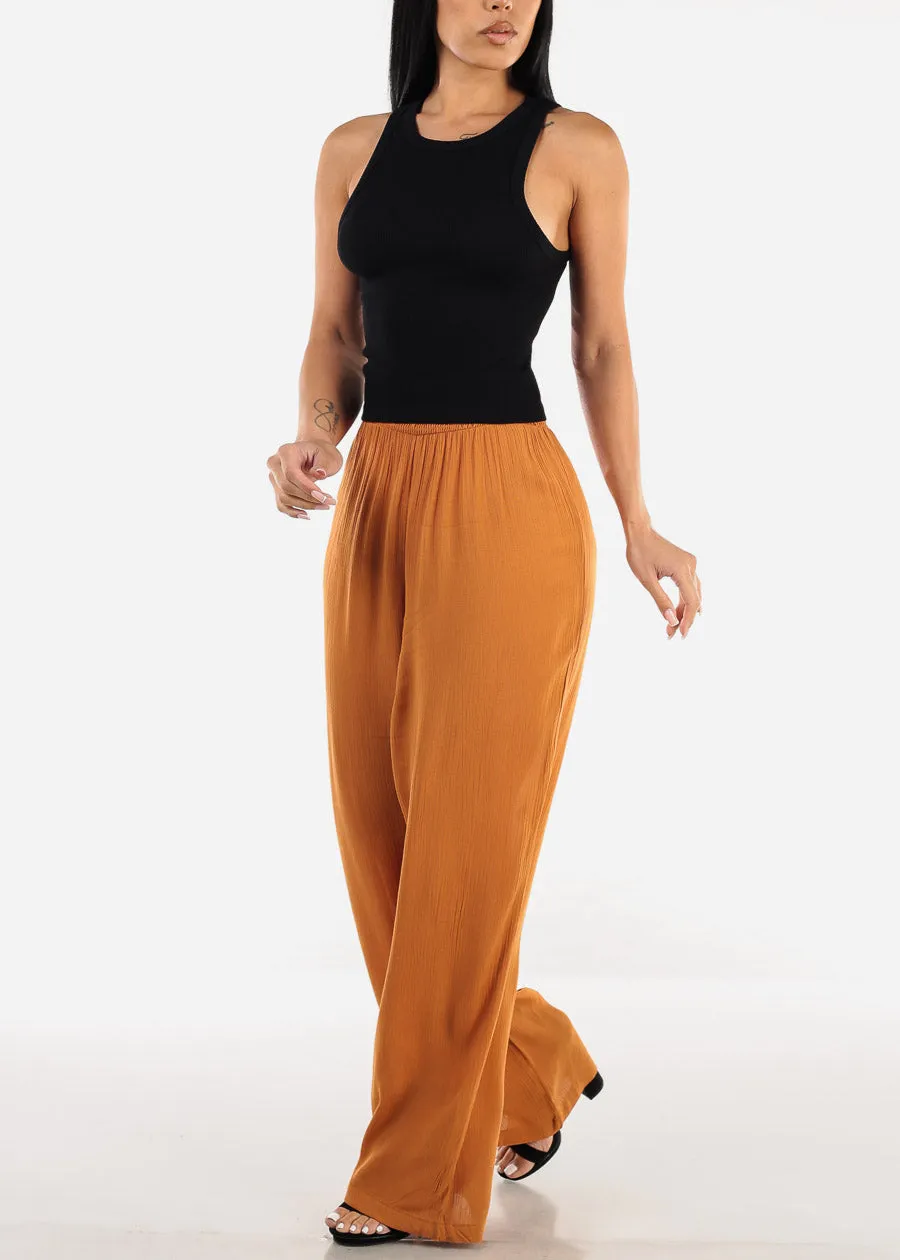 Sleeveless Black Seamless Ribbed Crop Top sold by Moda product image thumbnail 2