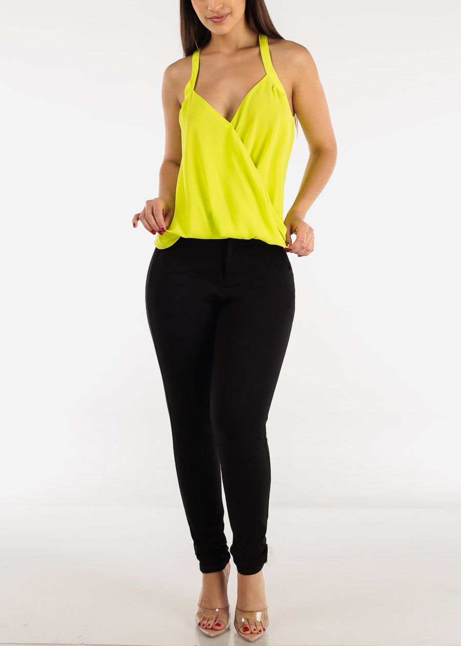 Black High Waist Dressy Skinny Pants sold by Moda product image thumbnail 3