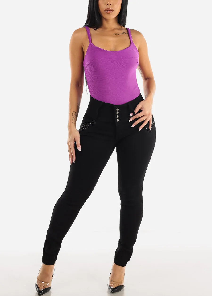 MX JEANS Black Butt Lifting Jeans sold by Moda product image thumbnail 2