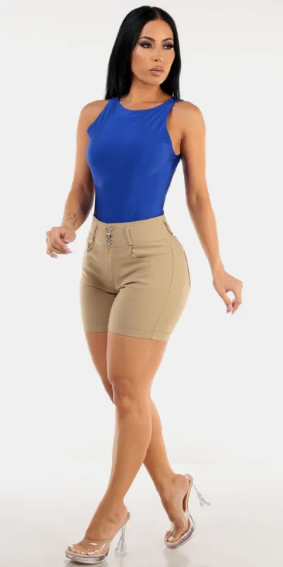 Blue Hyper Stretch Butt Lift Look sold by Moda